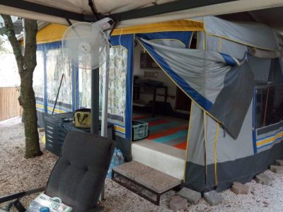 Vybavený rodinný karavan - Kemp Orsera Vrsar